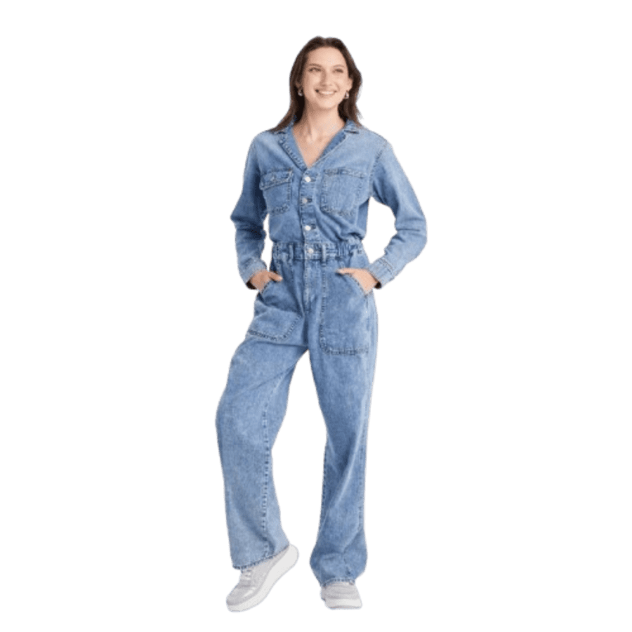 Universal Thread Women's Utility Denim Jumpsuit: $16.99 Universal Thread Women's Utility Denim Jumpsuit: $16.99