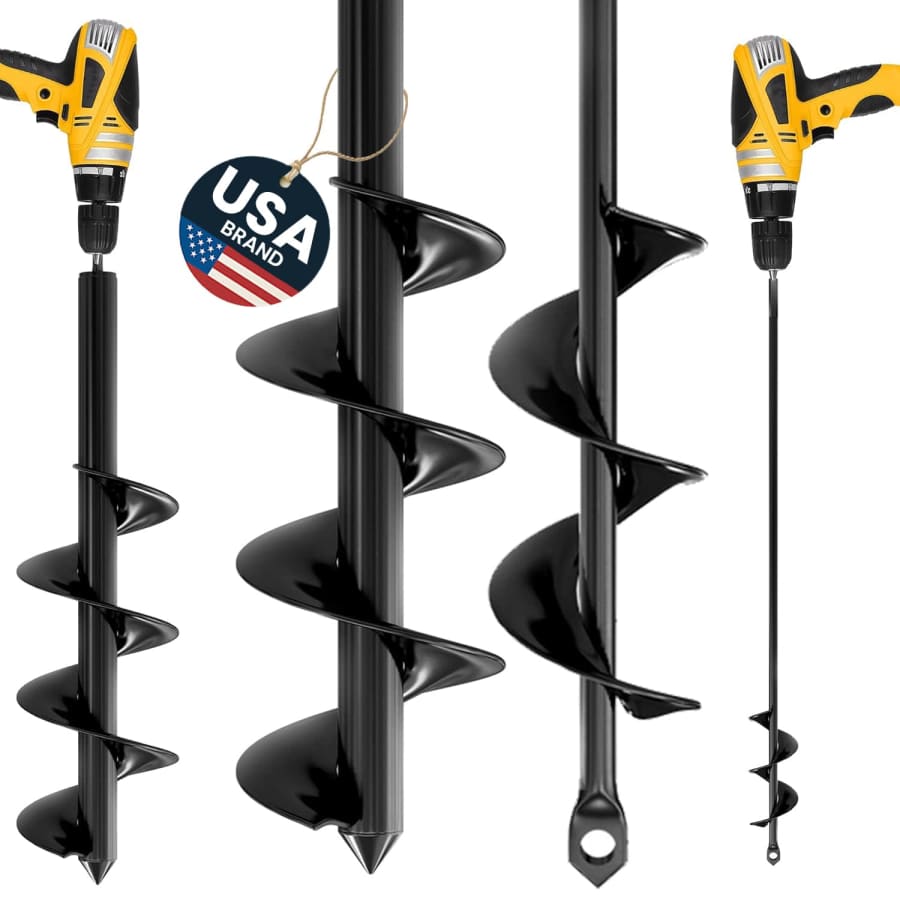 K-Brands 3.5" and 1.5" Auger Bit Set for Planting: $25 K-Brands 3.5" and 1.5" Auger Bit Set for Planting: $25