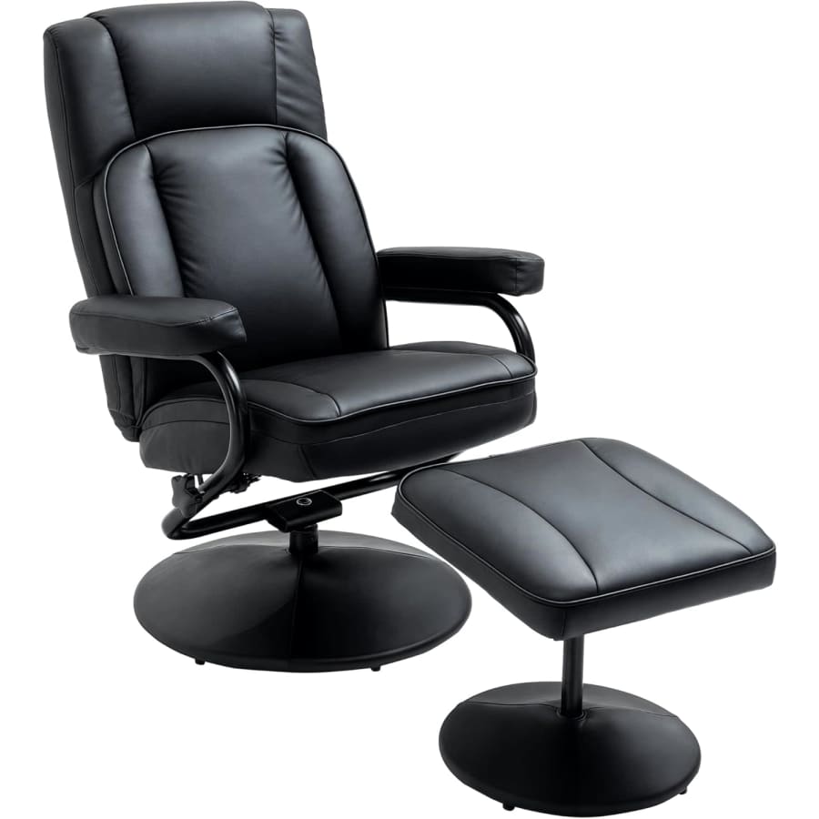 Homcom Swivel Recliner with Ottoman: $176 Homcom Swivel Recliner with Ottoman: $176
