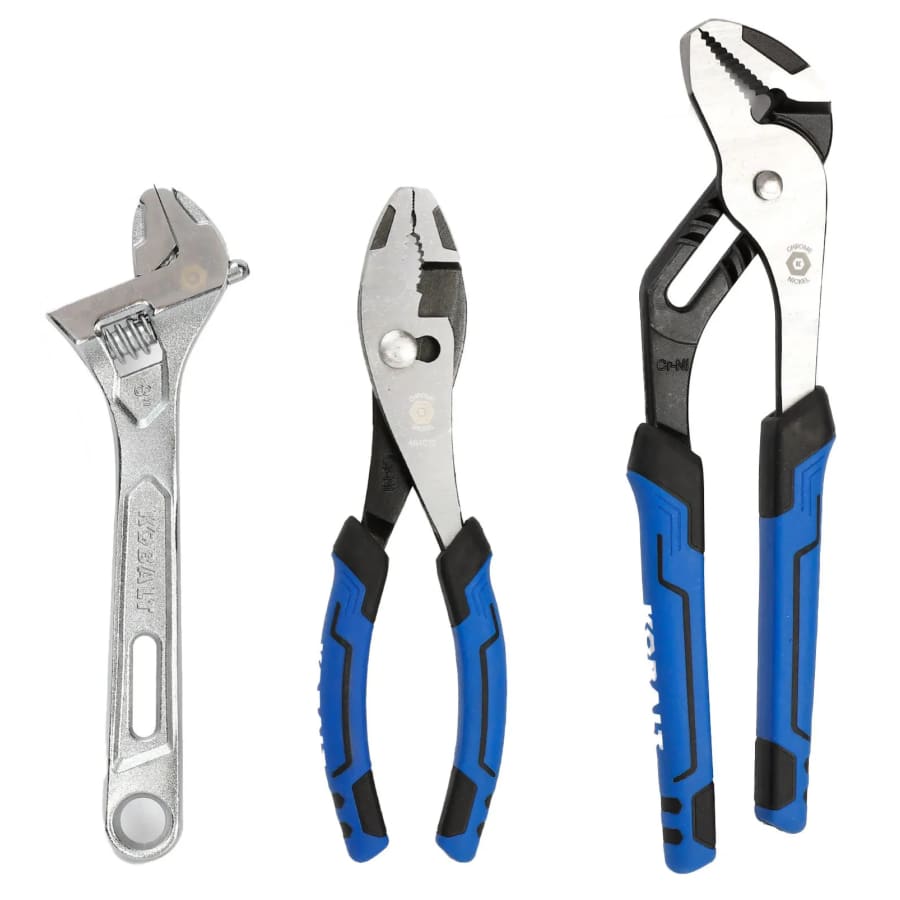 Kobalt Assorted Pliers & Wrenches 3-Piece: $21.98 Kobalt Assorted Pliers & Wrenches 3-Piece: $21.98