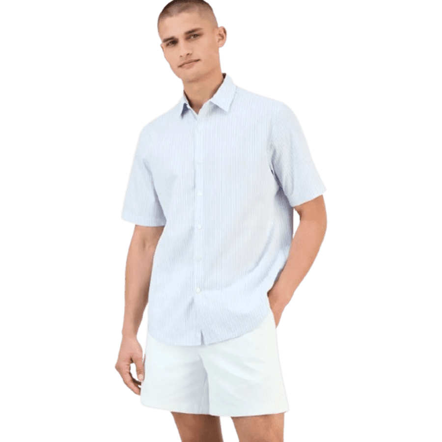 Alfani Men's Pacco 100% Cotton Shirt: $9.66