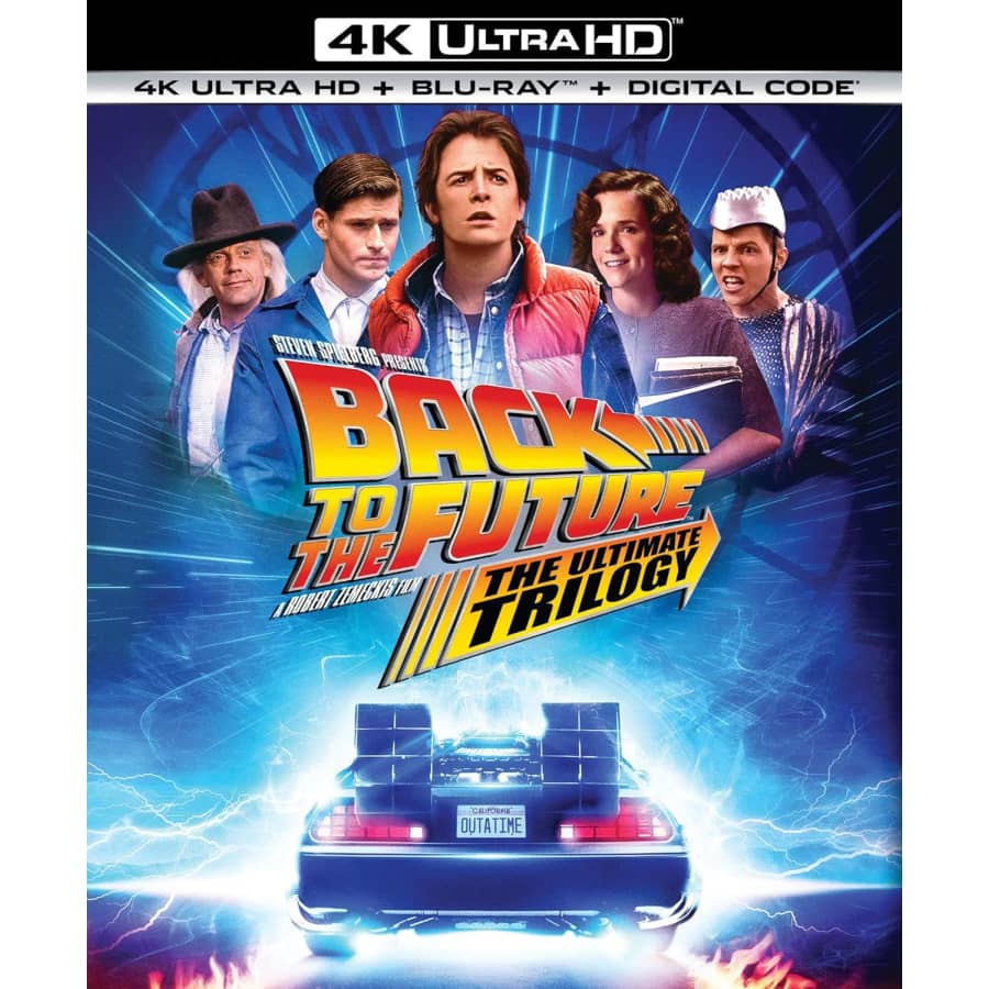 Back to the Future: The Ultimate Trilogy on 4K UHD / Blu-ray / Digital: $33 Back to the Future: The Ultimate Trilogy on 4K UHD / Blu-ray / Digital: $33