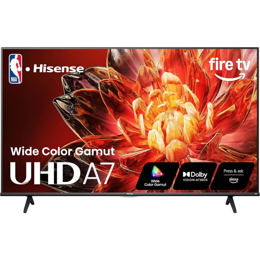 Hisense Class A7 Series 55A7NF 55" 4K HDR LED UHD Smart Fire TV: $260 Hisense Class A7 Series 55A7NF 55" 4K HDR LED UHD Smart Fire TV: $260