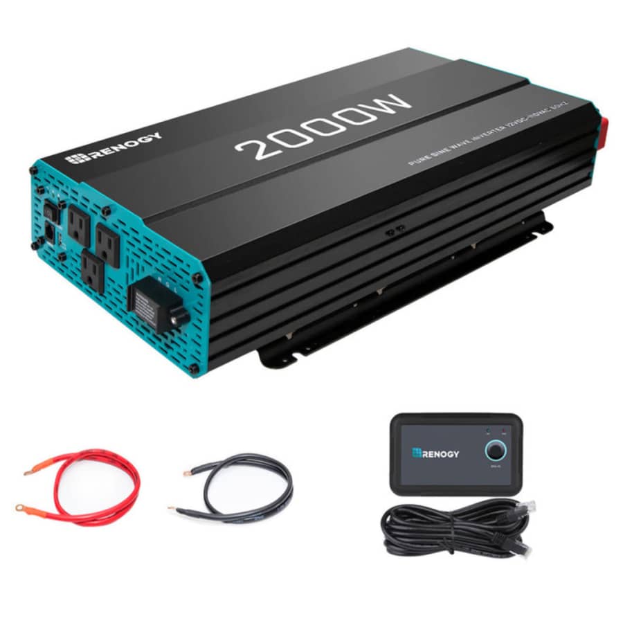 Renogy 2,000W 12V Pure Sine Wave Inverter: $181