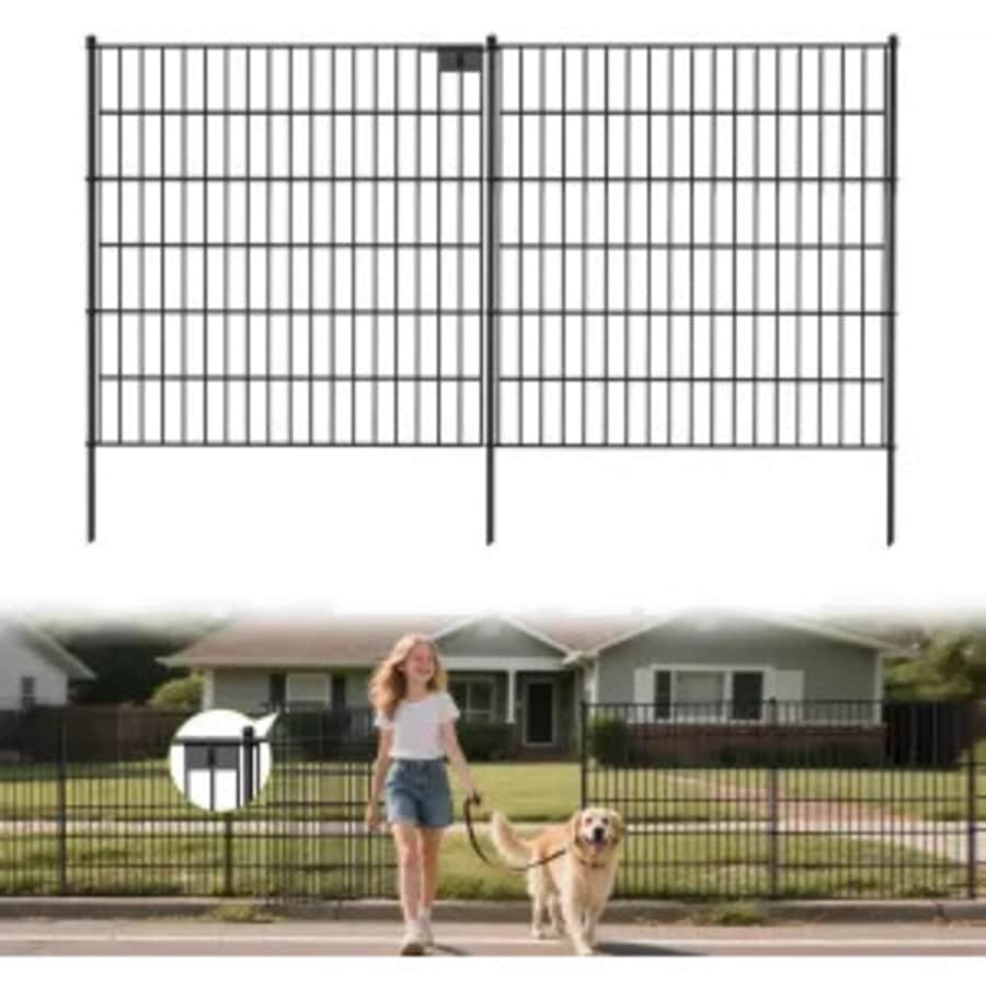 Land Guard 30" x 50-Foot 20-Panel No Dig Garden Fence: $170