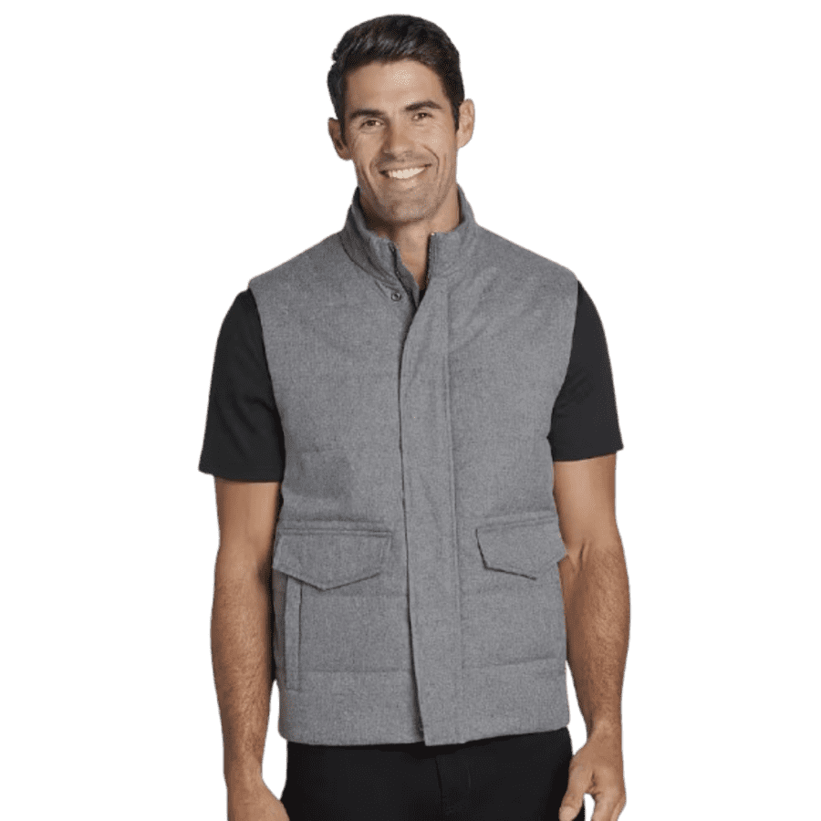 Jos. A. Bank Men's Quilted Wool Look Vest: $14.99 Jos. A. Bank Men's Quilted Wool Look Vest: $14.99
