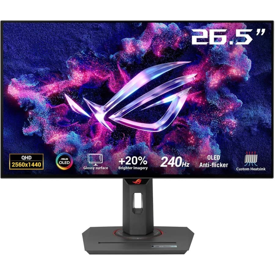 ASUS ROG Strix 27" 1440p HDR 240Hz OLED G Sync Monitor: $524.99
