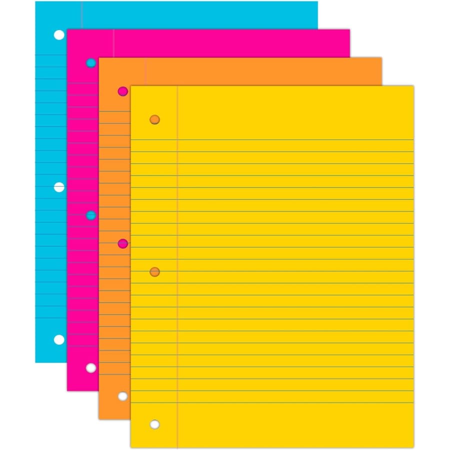 Astrobrights 8" x 10 1/2" Wide Ruled Filler Paper 100-Pack: $3.32 Astrobrights 8" x 10 1/2" Wide Ruled Filler Paper 100-Pack: $3.32
