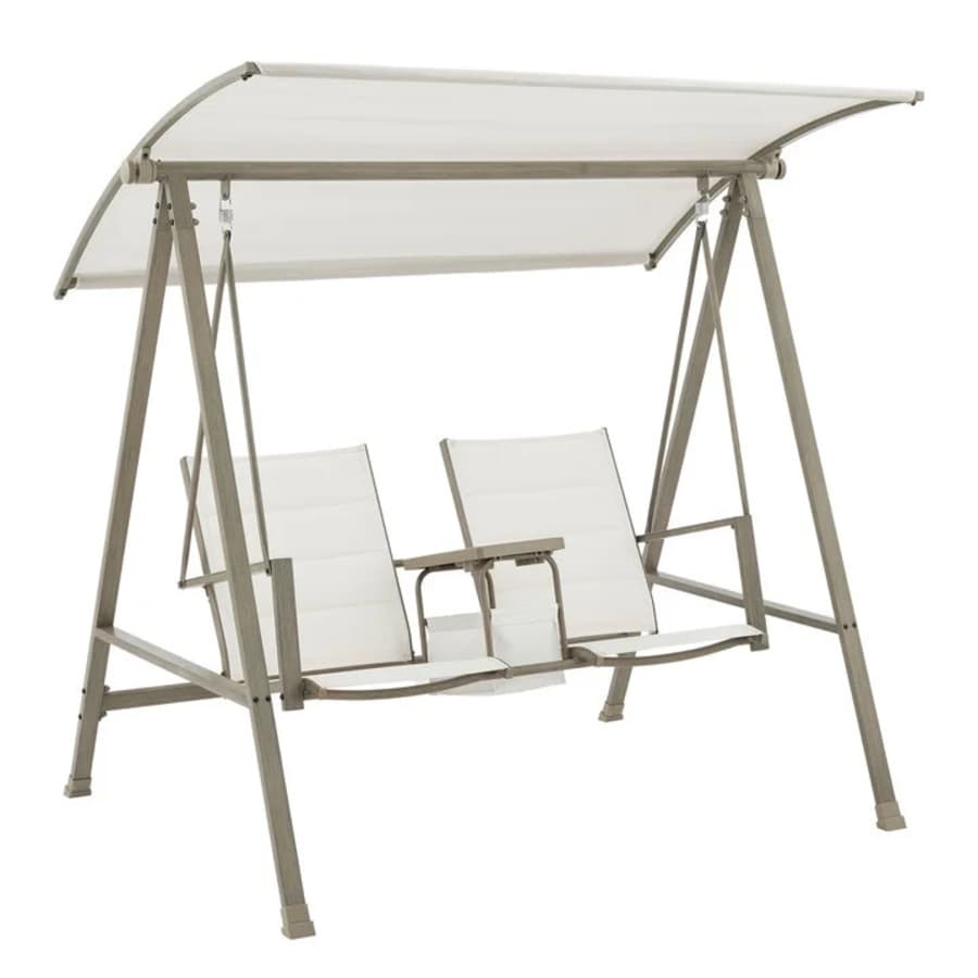 Mainstays Dashwood Outdoor 2-Sling Seat Porch Swing: $137 Mainstays Dashwood Outdoor 2-Sling Seat Porch Swing: $137