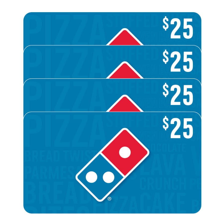 $100 in Domino's Gift Cards: $70 for members