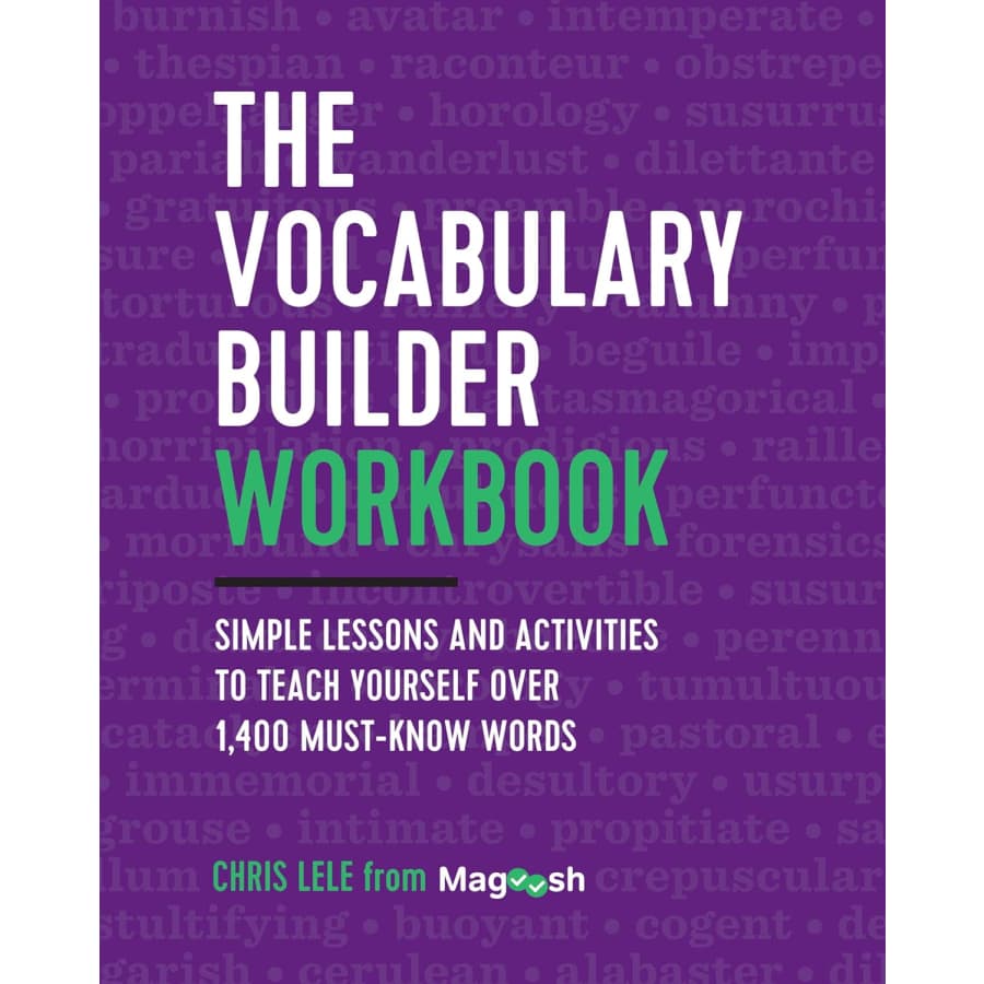 The Vocabulary Builder Workbook: $5.19 w/ Prime The Vocabulary Builder Workbook: $5.19 w/ Prime
