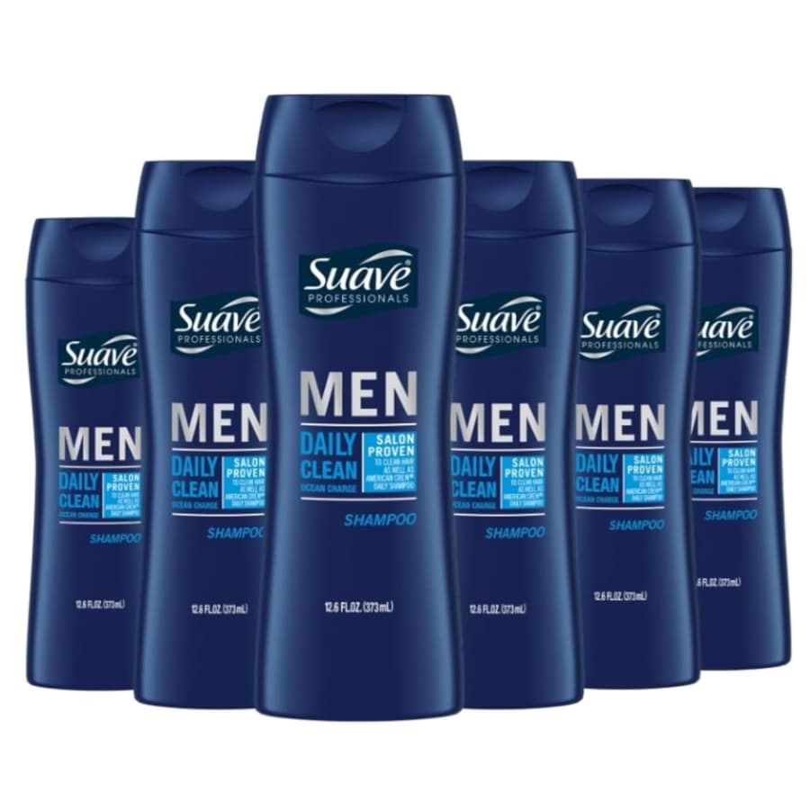 Suave Men 2-in-1 Shampoo and Conditioner 6-Pack: $10 via Sub. & Save
