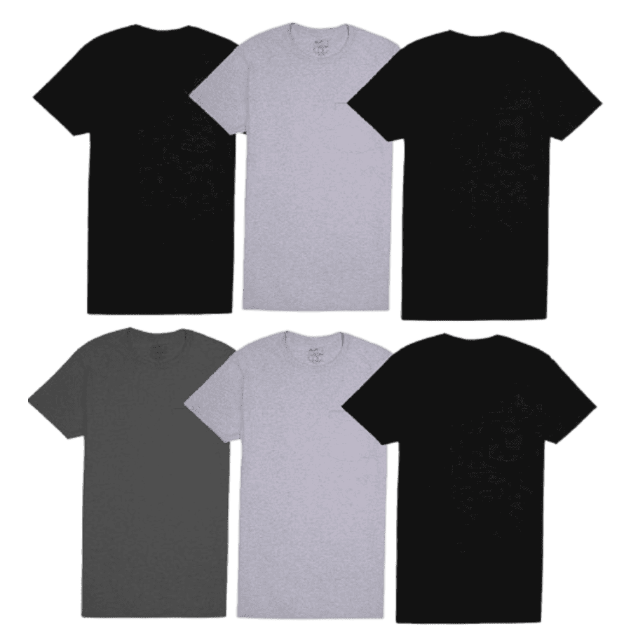 Fruit of the Loom Men's Undershirt 6-Pack: $13