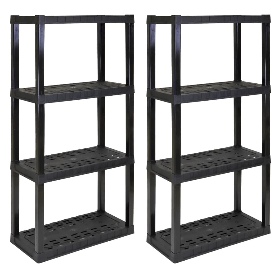 Hyper Tough 4-Tier 57" Garage Storage Rack 2-Pack: $46 Hyper Tough 4-Tier 57" Garage Storage Rack 2-Pack: $46