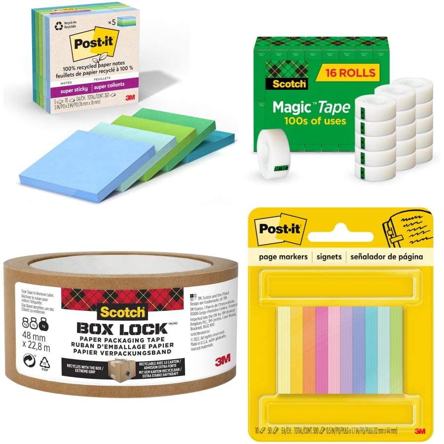 Scotch & Post-It Products at Amazon: Buy 1, get 50% off 2nd