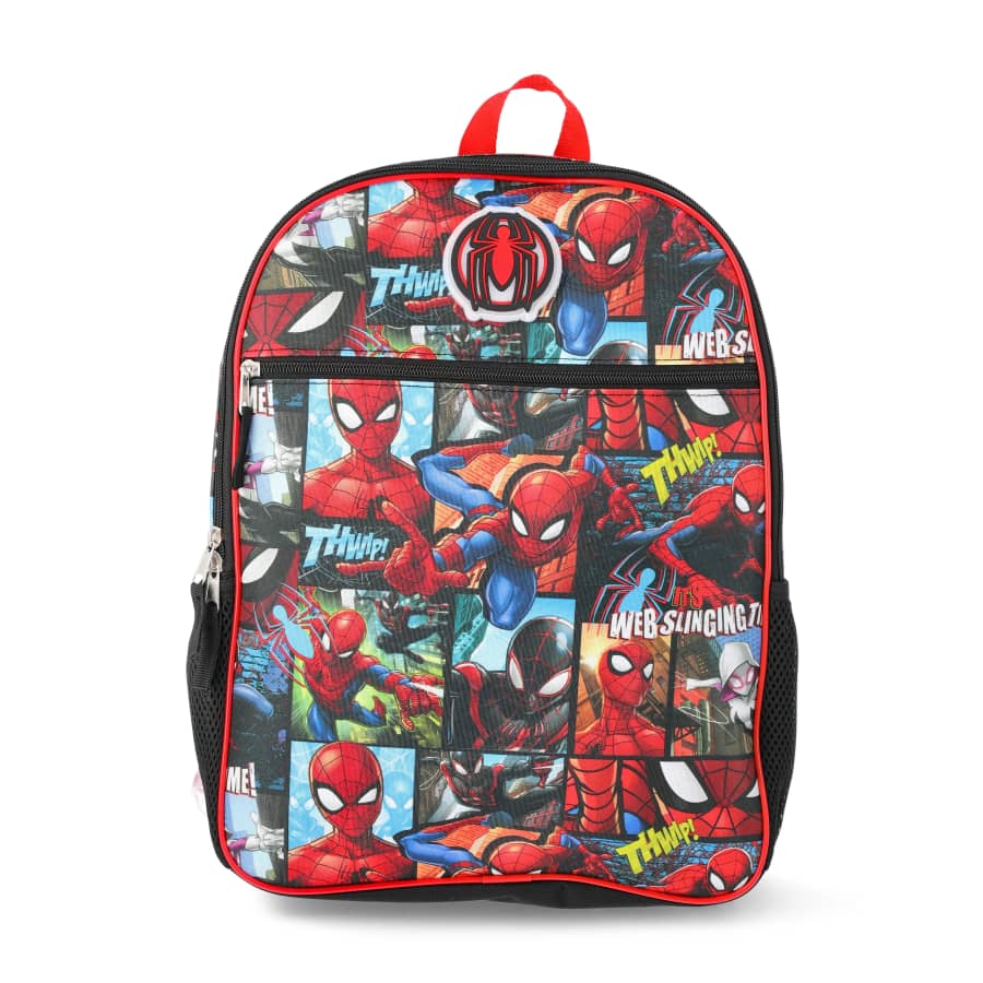 Spider-Man Boys 16" Laptop Backpack w/ Light Up Badge: $7