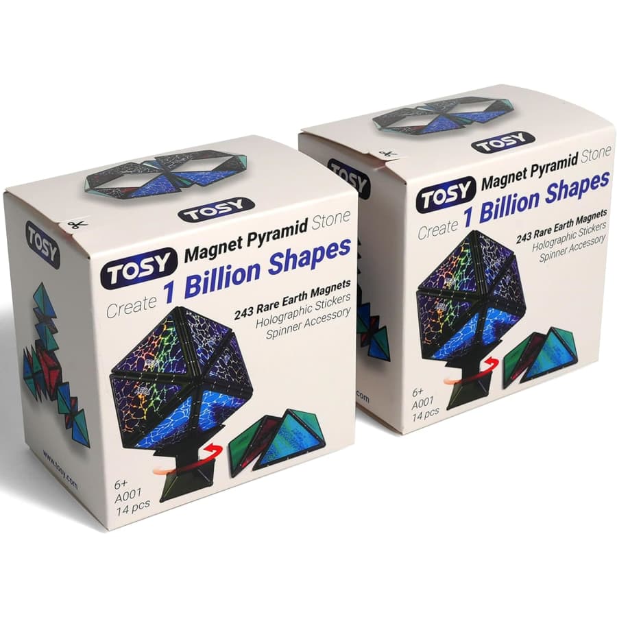TOSY Magnet Pyramid Stone Creative Puzzle 2-Pack: $29.99