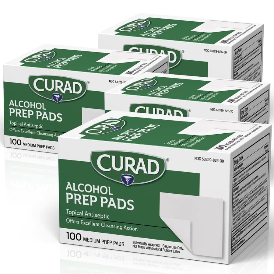 Curad Alcohol Prep Pads 400-Pack: $4.49