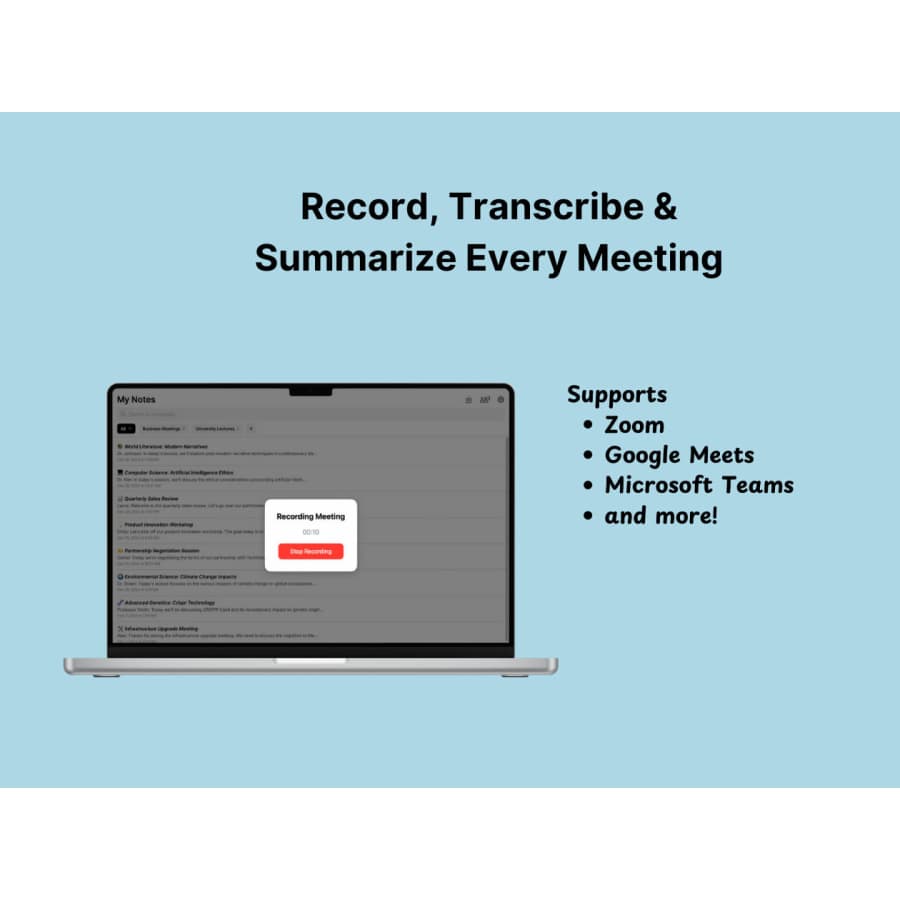 My Notes AI Pro Plan: Lifetime subscription for $40 My Notes AI Pro Plan: Lifetime subscription for $40
