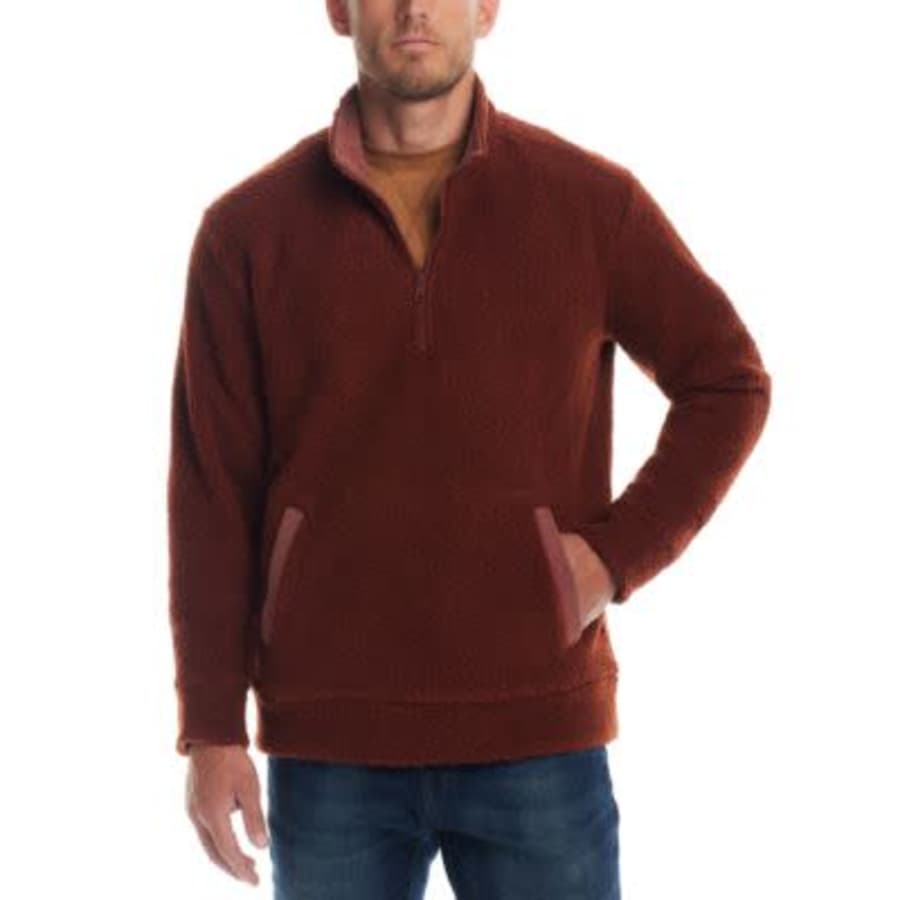 Weatherproof Vintage Men's Teddy Quarter Zip Sweater: $14.96