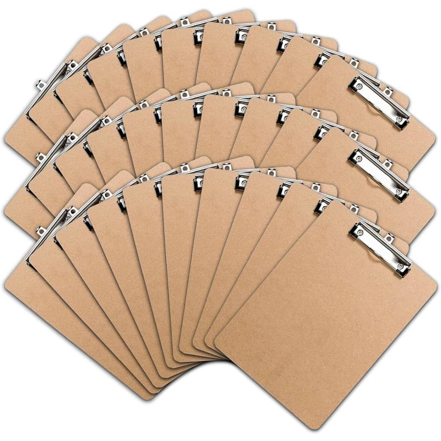 Clipboard 30-Pack: $35