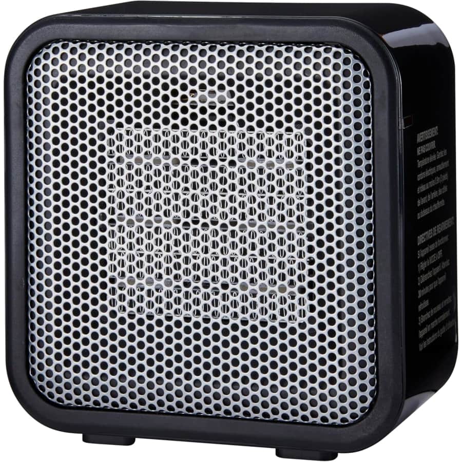 Amazon Basics 500W Mini Ceramic Space Heater: $12.79 Amazon Basics 500W Mini Ceramic Space Heater: $12.79