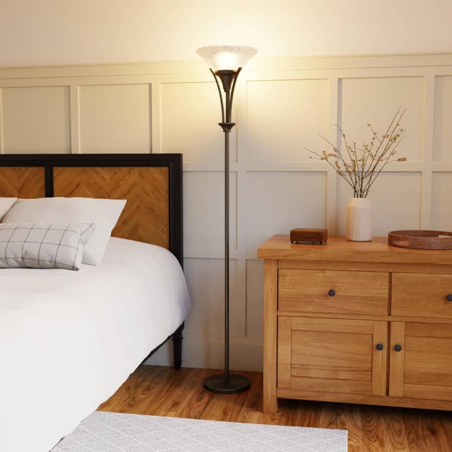 Globe Electric Gatineau 70" Floor Lamp w/ Glass Shade: $20.84 Globe Electric Gatineau 70" Floor Lamp w/ Glass Shade: $20.84