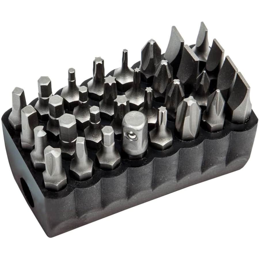 Klein Tools 32-Piece Standard Tip Bit Set: $15 Klein Tools 32-Piece Standard Tip Bit Set: $15