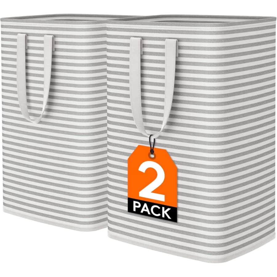 Lifewit Laundry Hampers 2-Pack: $9.99 Lifewit Laundry Hampers 2-Pack: $9.99