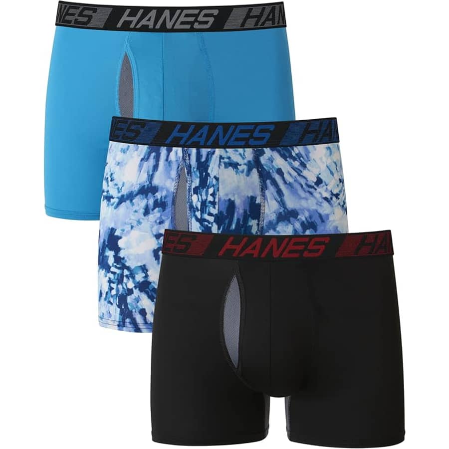 Hanes Men's X-Temp Total Support Pouch Boxer Brief 3-Pack: $8