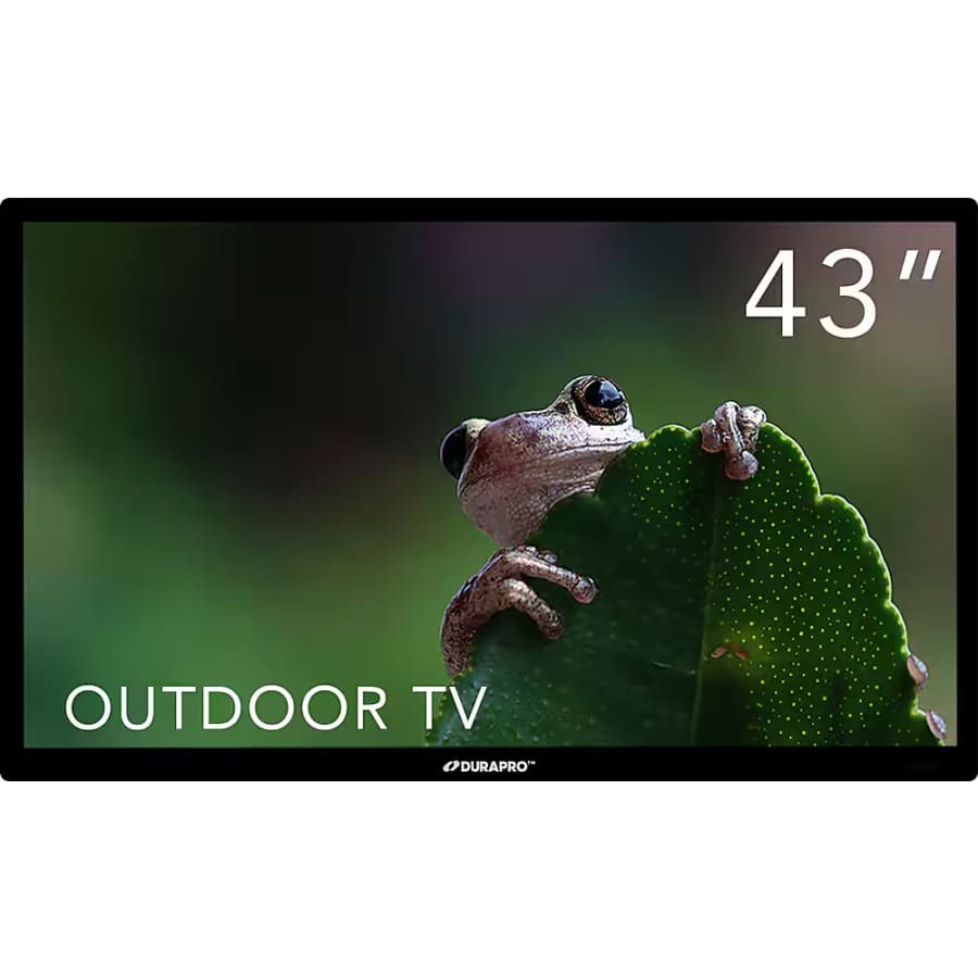 DuraPro DRPTV430BC Outdoor Partial Sun 43" 4K UHD Smart TV: $499