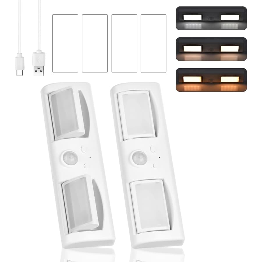 Motion Sensor LED Closet Lights 2-Pack: $6.49 Motion Sensor LED Closet Lights 2-Pack: $6.49
