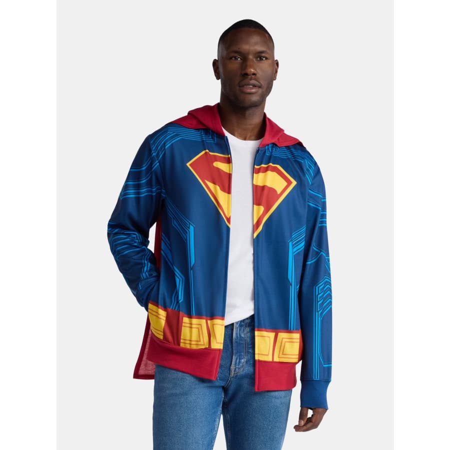 Superman Men's Cosplay Hoodie: $15