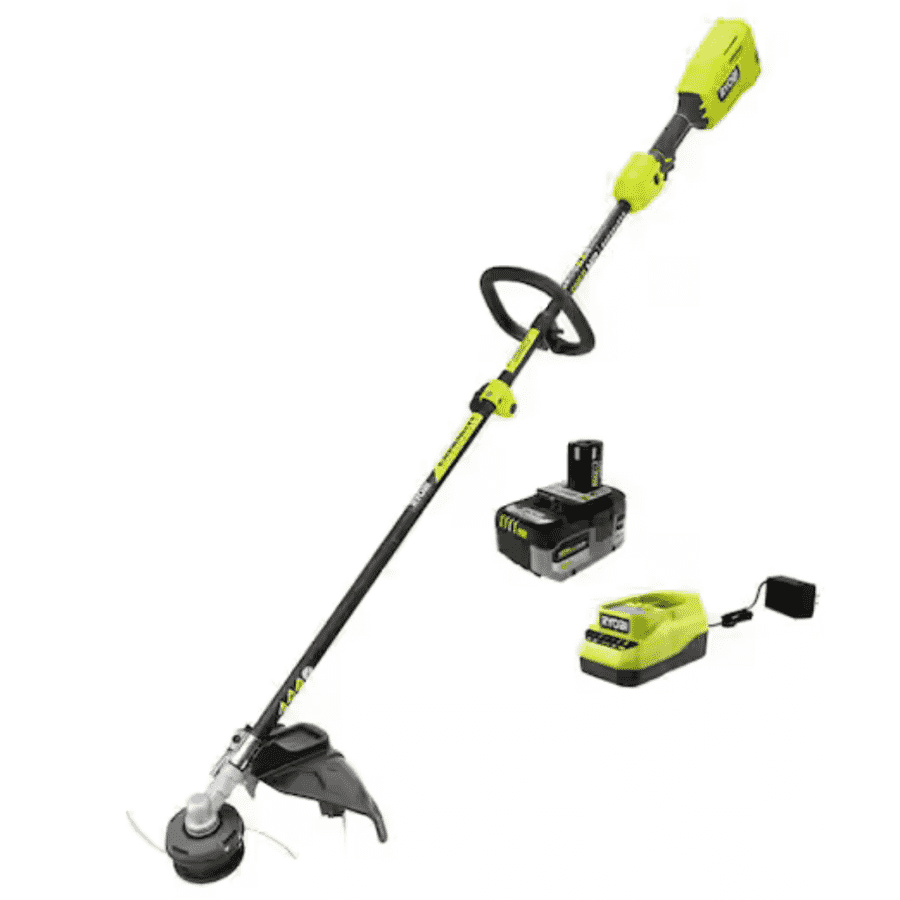 Ryobi One+ HP 18V Brushless 15" Attachment Capable String Trimmer with 6.0 Ah Battery and Charger: $179