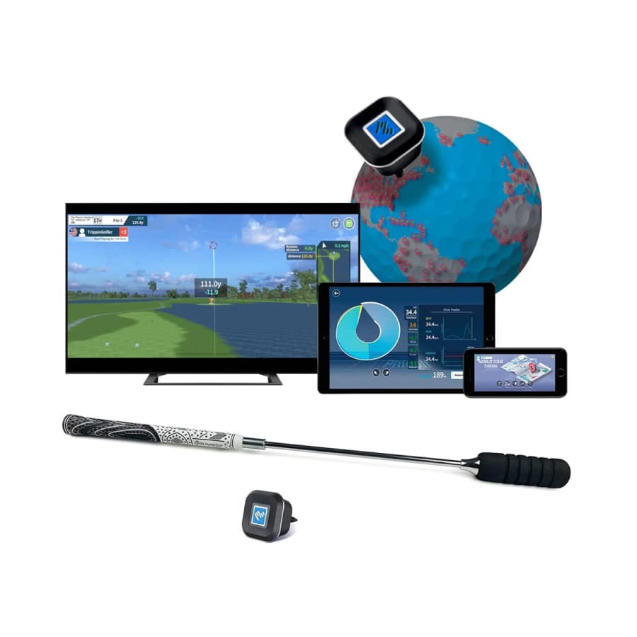 Open-Box Phigolf Home Golf Game Simulator Sensor & Generic Swing Stick Set: $90 Open-Box Phigolf Home Golf Game Simulator Sensor & Generic Swing Stick Set: $90