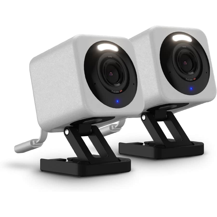 WYZE Cam v4 2.5K WiFi Indoor/Outdoor Smart Home Security Camera 2-Pack: $50