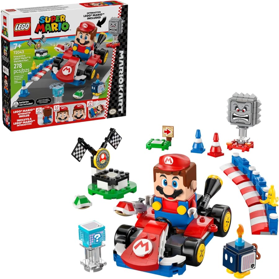 LEGO Super Mario Interactive Mario & Standard Kart Building Set: $43.99