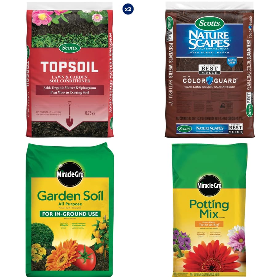 Scotts Mulch Landscape Bedding Project at Lowe's: $24.12