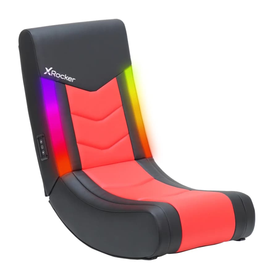X Rocker Solo Floor Rocker Gaming Chair w/ RGB Lighting: $44.96