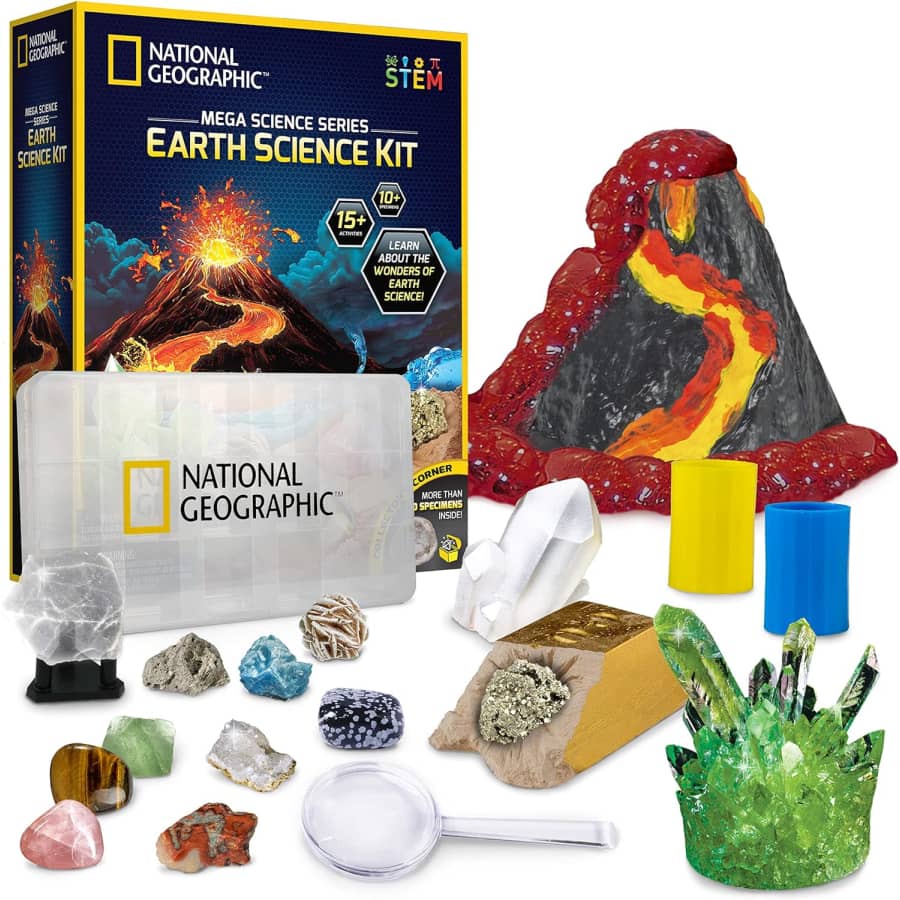 National Geographic Mega Science Series Earth Science Kit: $24 National Geographic Mega Science Series Earth Science Kit: $24