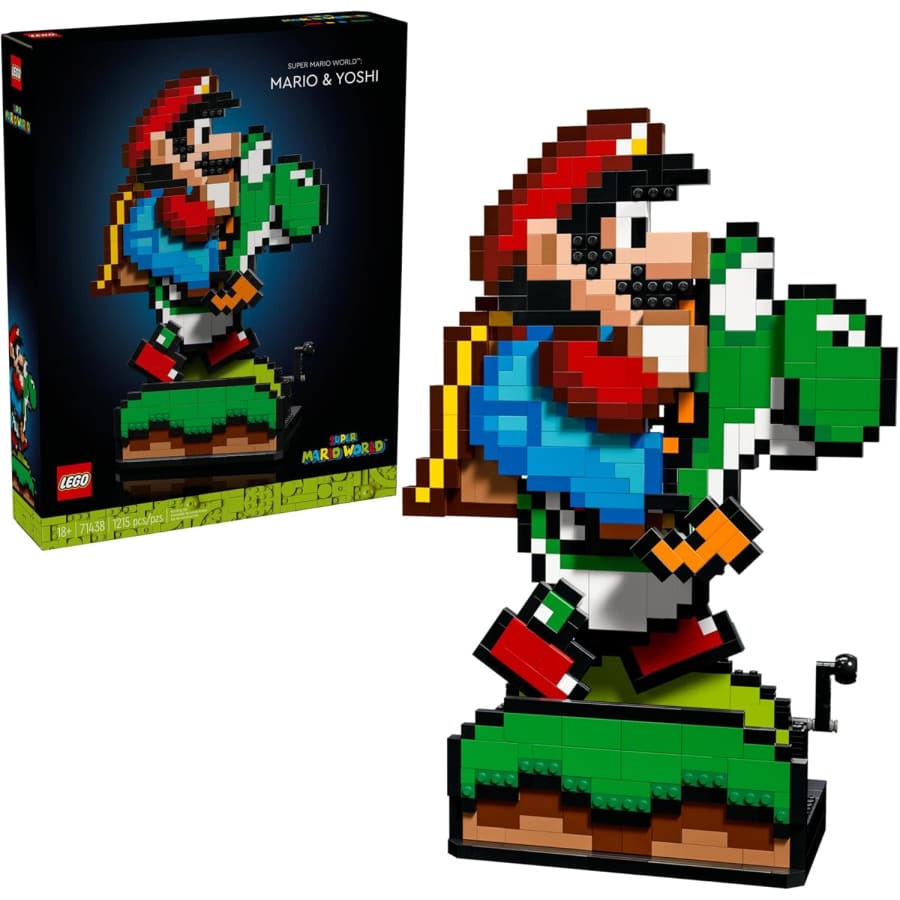 LEGO Super Mario World: Mario & Yoshi Building Set: $104 LEGO Super Mario World: Mario & Yoshi Building Set: $104