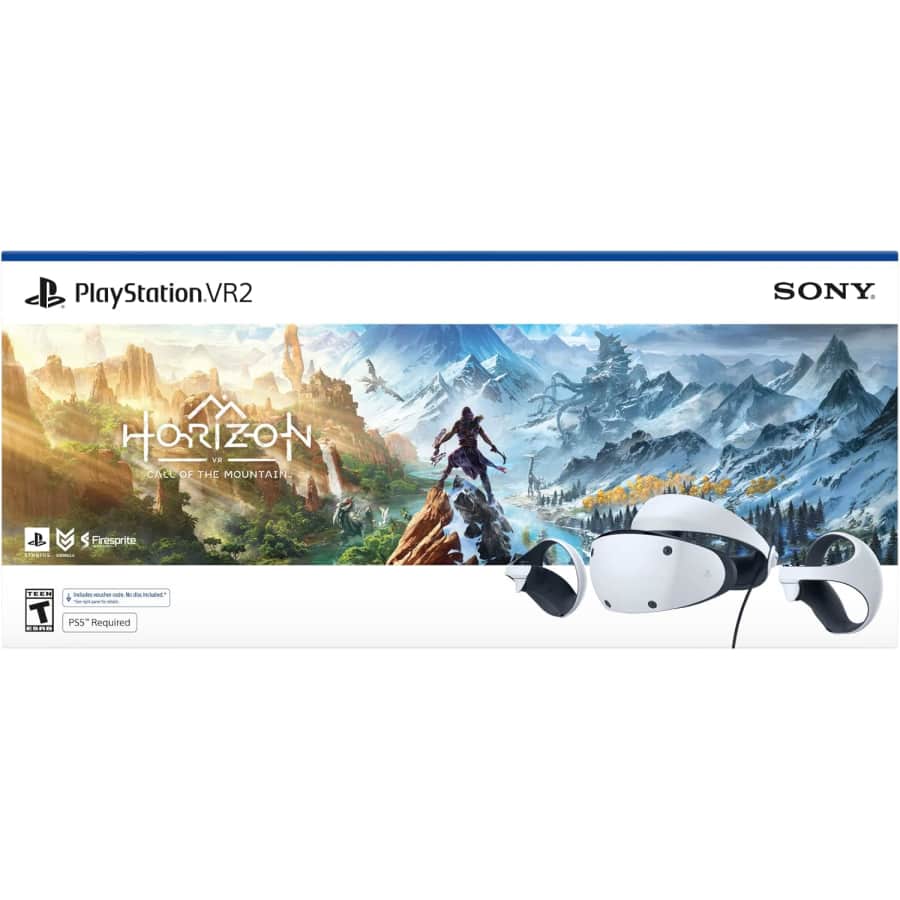 Sony PlayStation VR2 Horizon Call of The Mountain Bundle: $349 Sony PlayStation VR2 Horizon Call of The Mountain Bundle: $349