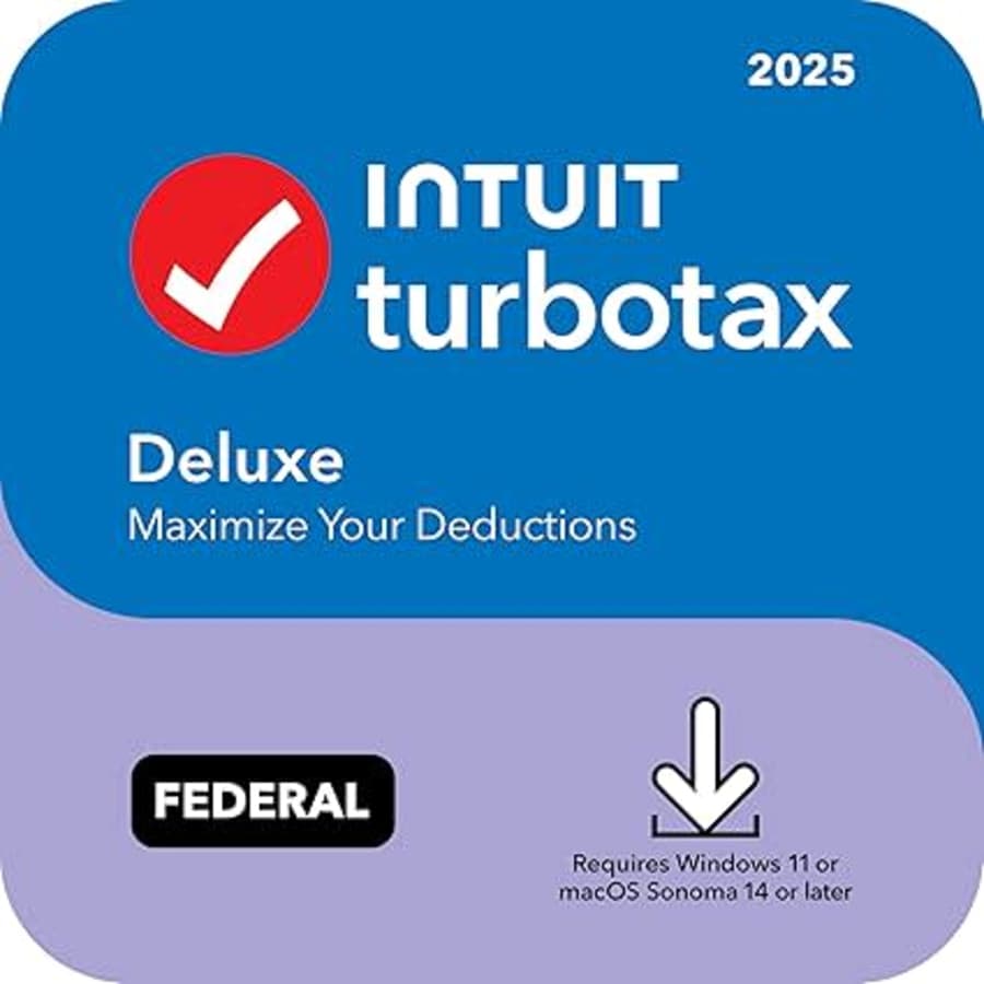 Intuit TurboTax Deluxe Federal Tax Software: 31% off Intuit TurboTax Deluxe Federal Tax Software: 31% off
