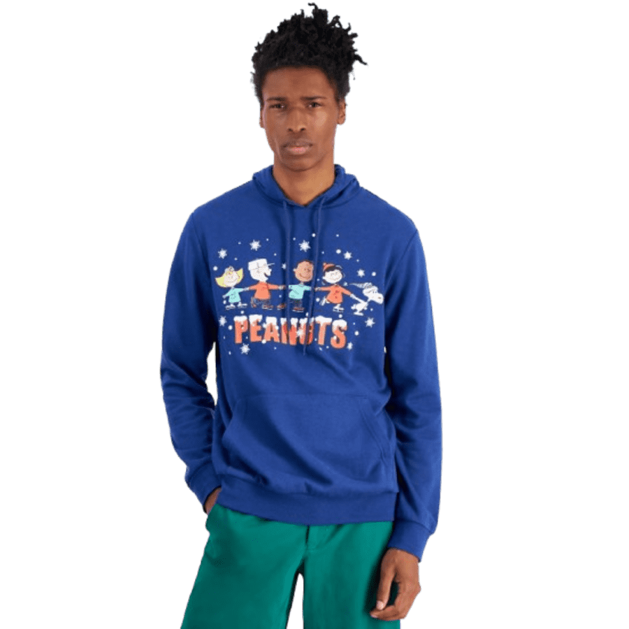 Hybrid Men's Peanuts Holiday Skating Regular-Fit Hoodie: $14.93 Hybrid Men's Peanuts Holiday Skating Regular-Fit Hoodie: $14.93