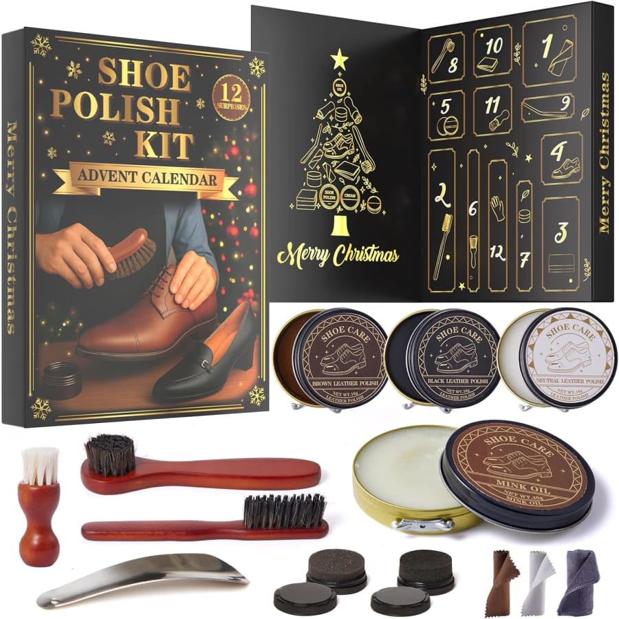 Leapio Shoe Polish Advent Calendar: $14.99