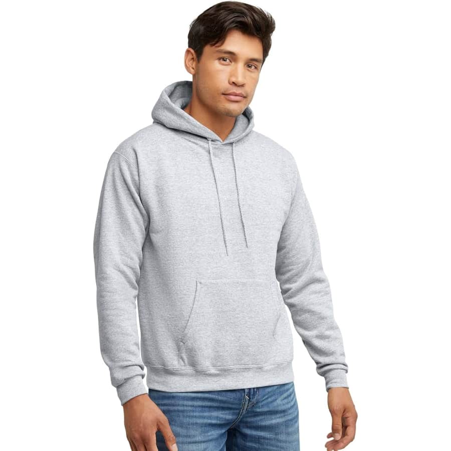 Hanes Men's Ecosmart Fleece Pullover Hoodie: $8.72