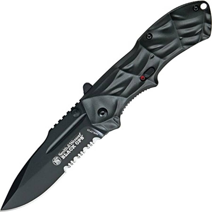 Smith & Wesson Black Ops 7.7" Assisted Opening Knife: $44.43