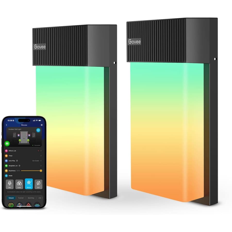 Govee Smart Outdoor Wall Light 2-Pack: $99.99 Govee Smart Outdoor Wall Light 2-Pack: $99.99