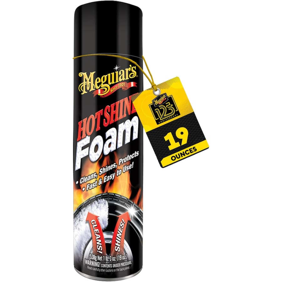 Meguiar's Hot Shine Tire Foam 19-oz. Aerosol: $3.98 via Sub & Save