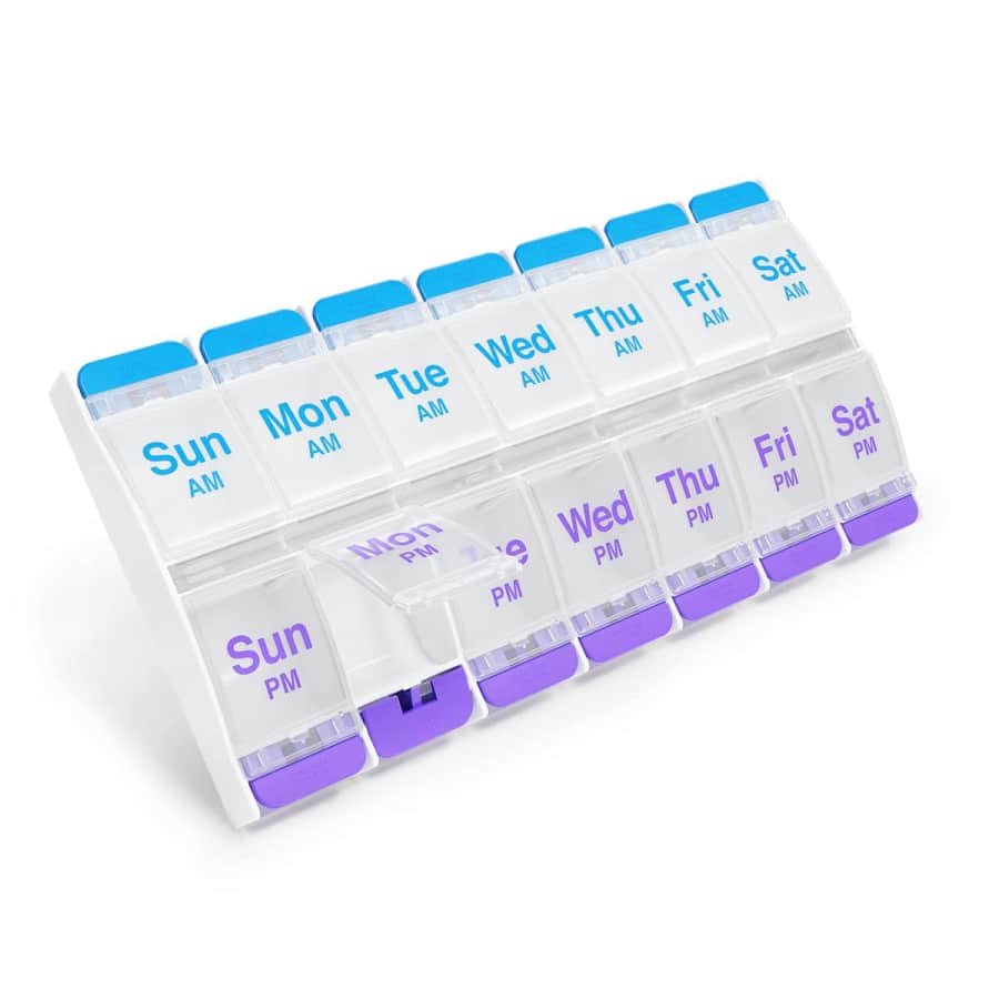 EZY DOSE 7-Day Push Button Pill Organizer: $4.90 EZY DOSE 7-Day Push Button Pill Organizer: $4.90